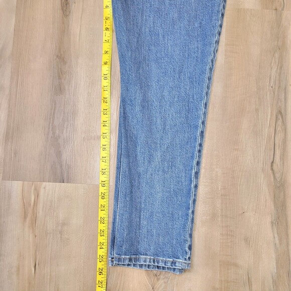 Women's Everlane The Cheeky Crop Jeans in Medium Wash Blue size 27 - Picture 7 of 8